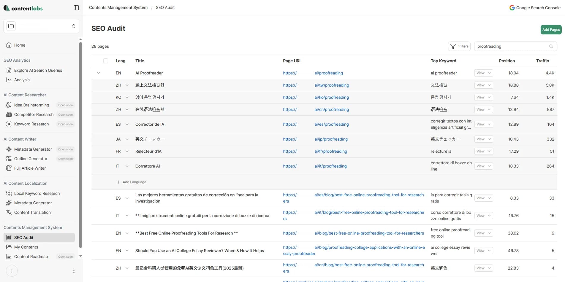 Plan, Create & Optimize Content at Scale